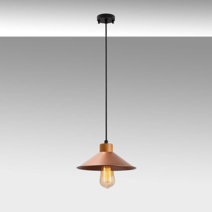 Pendant lamp MANAVGAT 1xE27/40W/230V copper/brown