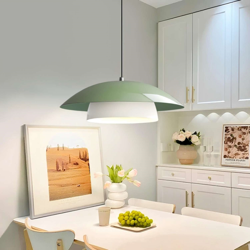 Pendant lamp MOONLIGH 1xE27/40W/230V green