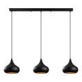 Pendant lamp MUBA 3xE27/40W/230V black
