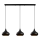 Pendant lamp MUBA 3xE27/40W/230V black