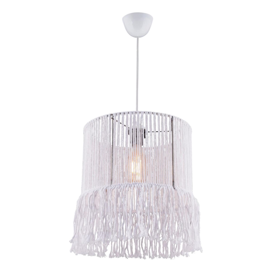 Pendant lamp NESS MACRAME 1xE27/40W/230V white