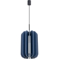 Pendant lamp on cord MULA 1xE27/15W/230V, Ø 27 cm, blue