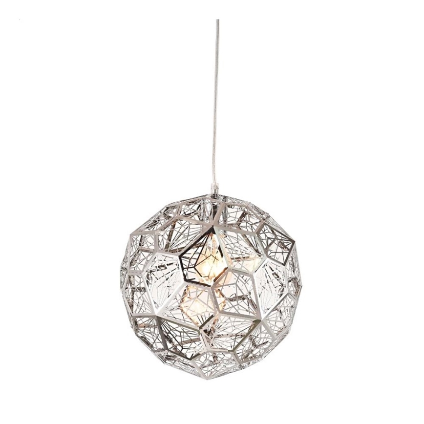Pendant Lamp ORION 1×E27/40W/230V Polished Chrome