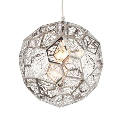 Pendant Lamp ORION 1×E27/40W/230V Polished Chrome
