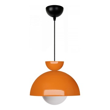 Pendant Lamp SALVA 1xE27/15W/230V Orange