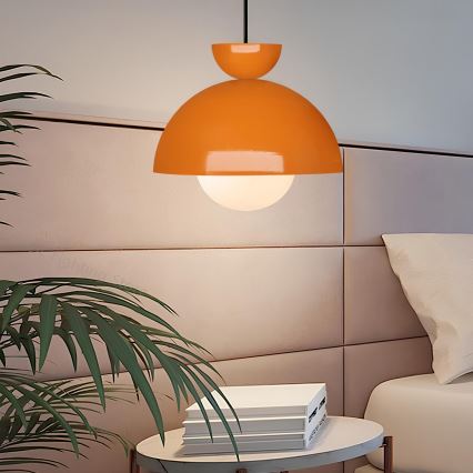 Pendant Lamp SALVA 1xE27/15W/230V Orange
