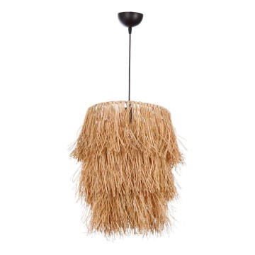 Pendant lamp TASSEL 1xE27/40W/230V raffia
