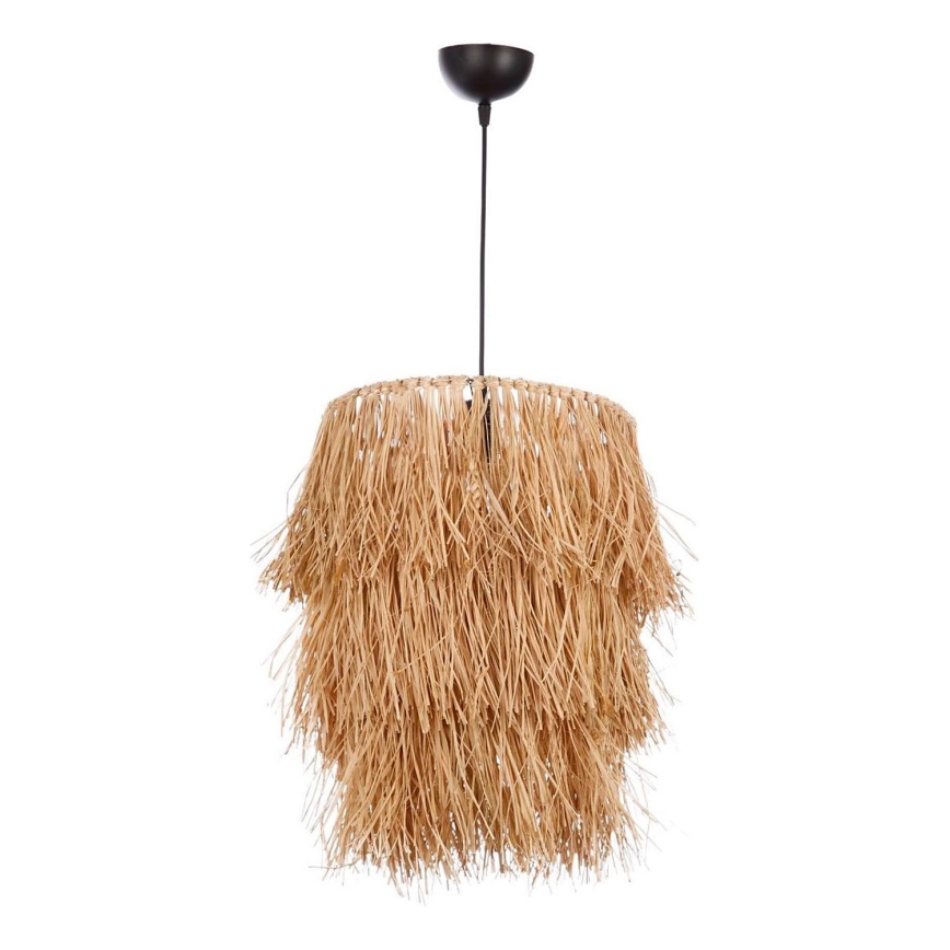 Pendant lamp TASSEL 1xE27/40W/230V raffia
