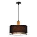 Pendant Light ARDI 1xE27/40W/230V Black/Brown