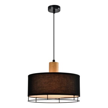 Pendant Light ARDI 1xE27/40W/230V Black/Brown