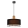 Pendant Light ARDI 1xE27/40W/230V Black/Brown