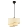 Pendant Light BARETTE 1xE27/60W/230V cream/gold