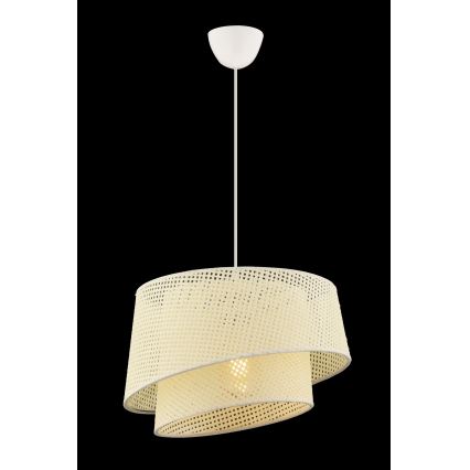 Pendant light BARETTE 1xE27/60W/230V cream