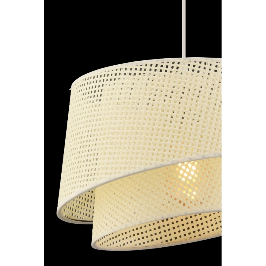 Pendant light BARETTE 1xE27/60W/230V cream