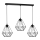 Pendant light BASKET 3xE27/60W/230V black