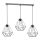 Pendant light BASKET 3xE27/60W/230V grey