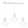 Pendant light BASKET 3xE27/60W/230V white