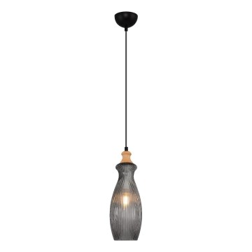 Pendant Light BOTTLE 1xE14/4W/230V Smoke