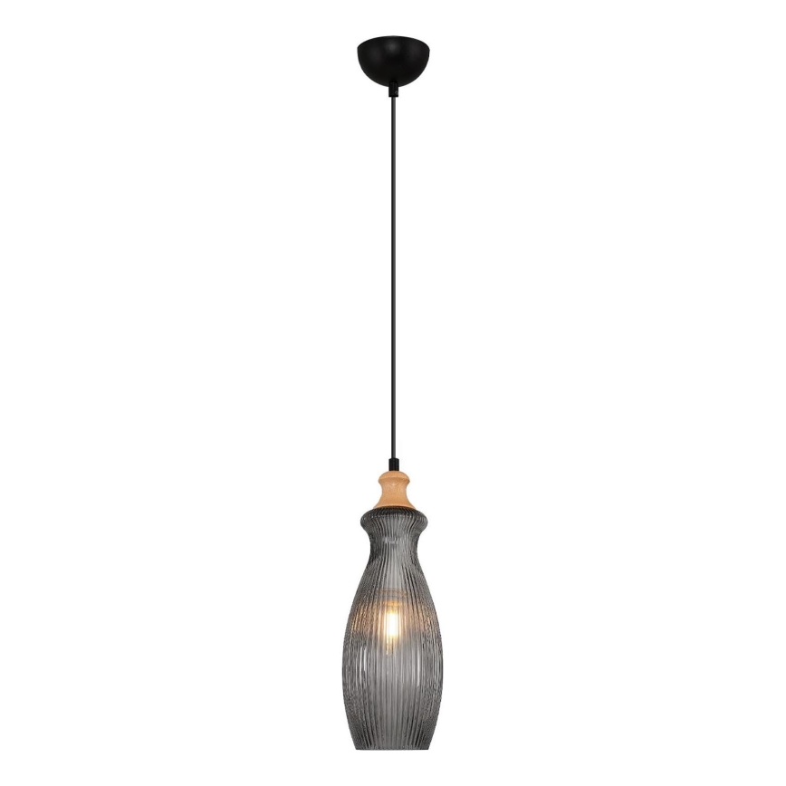 Pendant Light BOTTLE 1xE14/4W/230V Smoke
