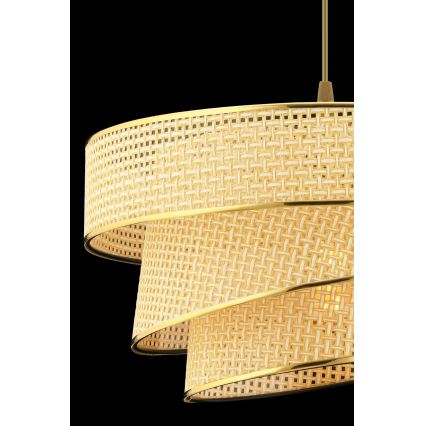 Pendant Light COUPER 1xE27/60W/230V beige/gold