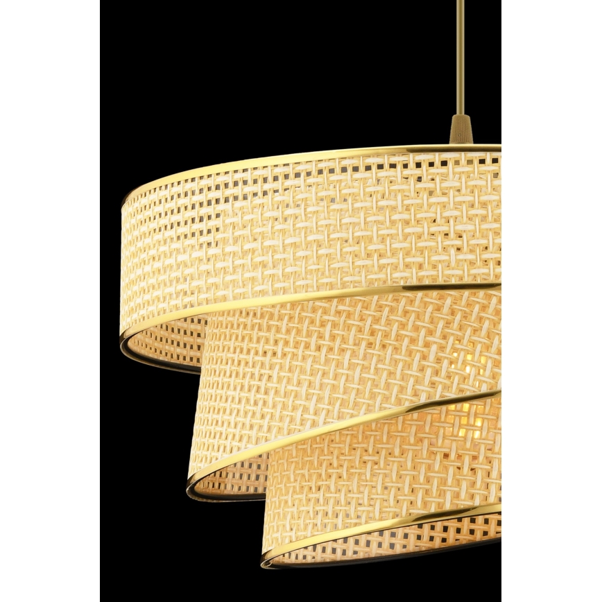 Pendant Light COUPER 1xE27/60W/230V beige/gold