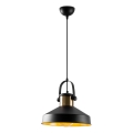 Pendant light DODO 1xE27/40W/230V black/bronze