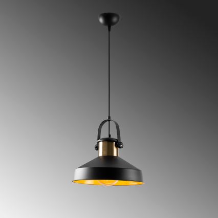 Pendant light DODO 1xE27/40W/230V black/bronze