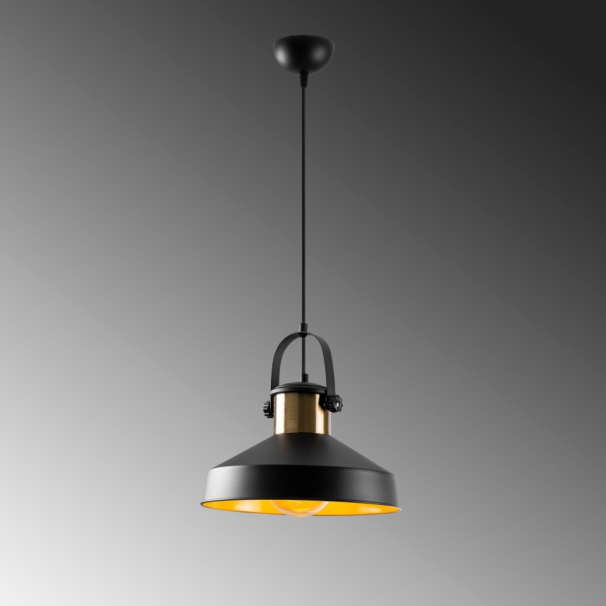 Pendant light DODO 1xE27/40W/230V black/bronze