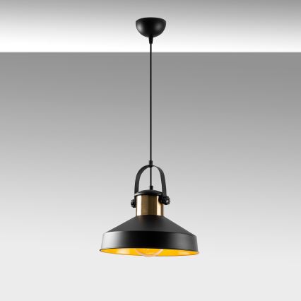 Pendant light DODO 1xE27/40W/230V black/bronze