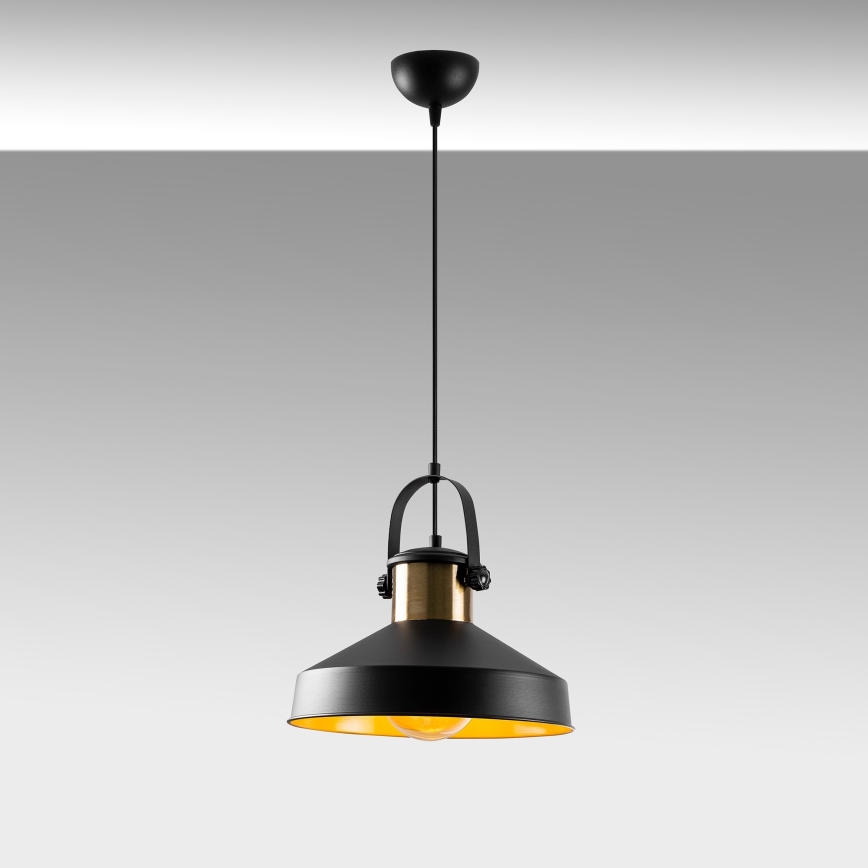Pendant light DODO 1xE27/40W/230V black/bronze