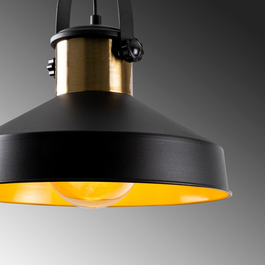Pendant light DODO 1xE27/40W/230V black/bronze