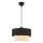 Pendant light ECHO 1xE27/60W/230V black/cream