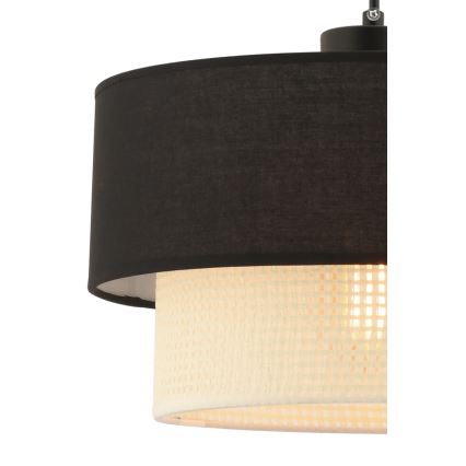 Pendant light ECHO 1xE27/60W/230V black/cream