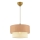 Pendant light ECHO 1xE27/60W/230V brown/creme