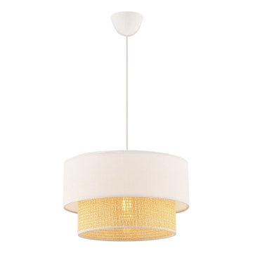 Pendant Light ECHO 1xE27/60W/230V cream/beige