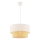 Pendant Light ECHO 1xE27/60W/230V cream/beige
