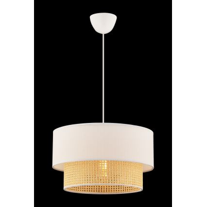 Pendant Light ECHO 1xE27/60W/230V cream/beige