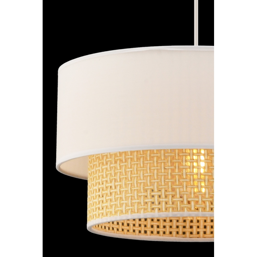 Pendant Light ECHO 1xE27/60W/230V cream/beige