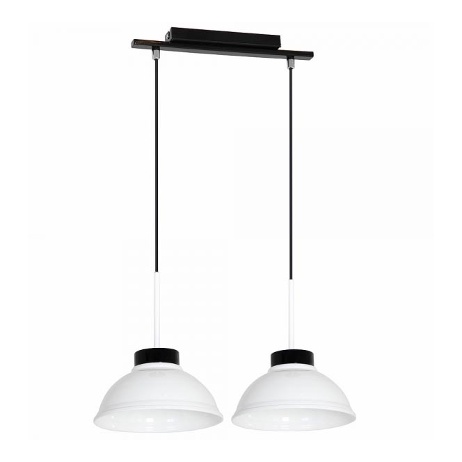 Pendant light FACTOR WHITE 2xE27/60W/230V