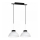 Pendant light FACTOR WHITE 2xE27/60W/230V