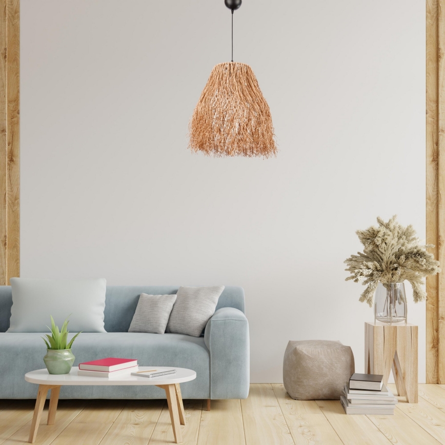 Pendant light FRINGE 1xE27/40W/230V raffia