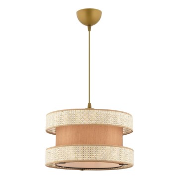 Pendant light HALO 1xE27/60W/230V beige/cream