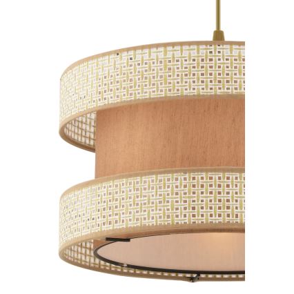 Pendant light HALO 1xE27/60W/230V beige/cream