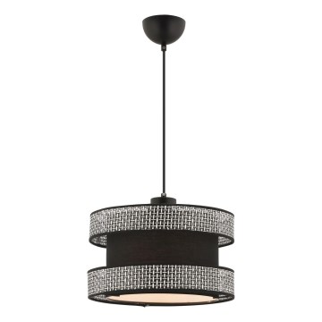 Pendant light HALO 1xE27/60W/230V black/gray