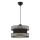 Pendant light HALO 1xE27/60W/230V black/gray