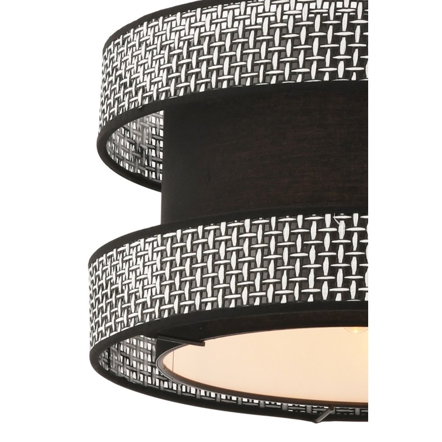 Pendant light HALO 1xE27/60W/230V black/gray
