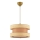 Pendant Light HALO 1xE27/60W/230V Brown/Beige