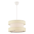 Pendant Light HALO 1xE27/60W/230V cream
