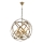 Pendant light IRONBALL 6xE27/40W/230V gold