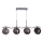 Pendant light LUMOS 4xG9/20W/230V smoky black